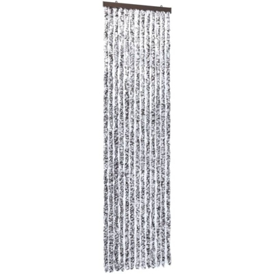 Zanzariera 56x185 cm Ciniglia Marrone e Beige - VIDAXL