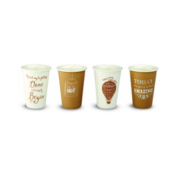 Set 4 Mug Caffè 350Ml In New Bone China Accessori Tavola Cucina - WD LIFESTYLE en oferta