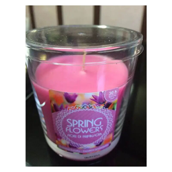LGV - Candela Profumata Bicchiere In Vetro Fragranza Fior Di Primavera 30h características