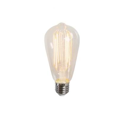 Calex Lampadina LED E27 4W 350lm 2300K filamento lunga