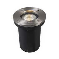 Faretto da incasso da terra basic - Moderno - Vetro,Acciaio inossidabile - Acciaio - Tondo Max. 1 x Watt - Qazqa precio
