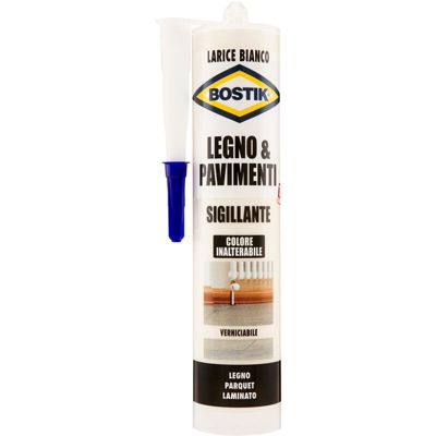 Bostik Sigill.Legno&Pavimenti Bianco L.Ml.300