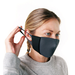Mascherina Lavabile Taglia M Antibatterica Active Mask Dark Grey - BANALE. en oferta