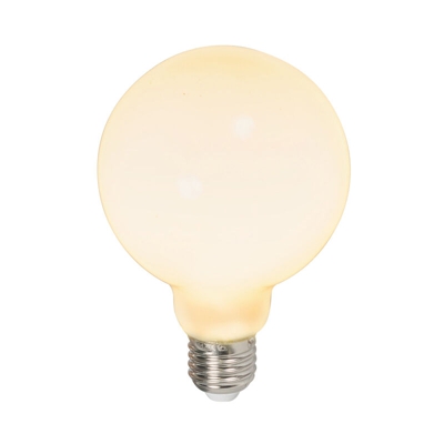 Calex Set 3 lampadine LED E27 650lm 2700k globo opale dimmerabili
