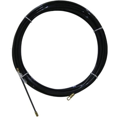 Sonda Tiracavi in Nylon 20 metri Diametro 4 mm Nera - KIT GIGRA LINE GL3092