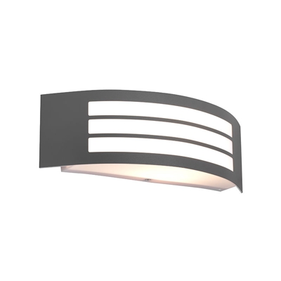 QAZQA Applique sapphire - Moderno - Plastico,Acciaio inossidabile - Bianco/Grafite - Allungato Max. 1 x Watt