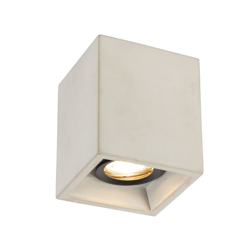 QAZQA Faretto qubo sl - rustico - Pietra/calcestruzzo - Grigio - Quadrato Max. 1 x Watt precio