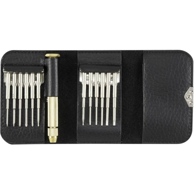 TOOLCRAFT Elettronica e meccanica di precisione Kit cacciaviti 13 parti Taglio, Croce Phillips, Tri-Wing, Pentalobo, Pr