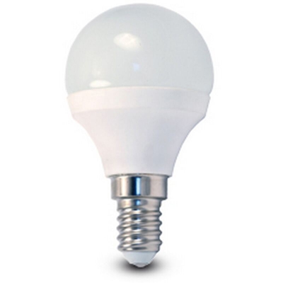 Duralamp - LAMPADINA LAMPADA GOCCIA LED SFERA 5,3W E14 -LUMEN 440 -3000K LUCE CALDA Cf.10PZ
