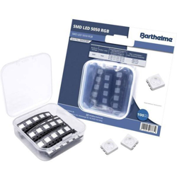 Kit LED multicolore SMD 5050 RGB 300 mcd, 1200 mcd, 450 mcd 120 ° 60 mA 2 V, 3 V, 3 V Bulk - Barthelme características