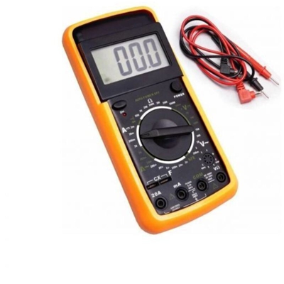 TP - MULTIMETRO DIGITALE TESTER PROFESSIONALE CON CAVI e GUSCIO