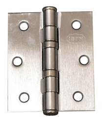 Cerniera Piana per Porta a Libro in Acciaio Cromo Satinato 76x63 mm conf. 2 Pz - EAC en oferta