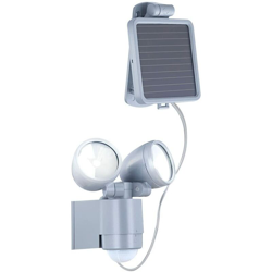 LAMPADA LED A ENERGIA SOLARE PER ESTERNI CON SENSORE DI MOVIMENTO 2LEDX1W - Globo en oferta