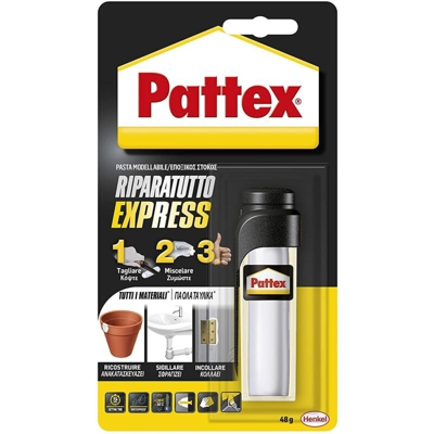 Pattex ripara express 48g adesivo epossidico bicomponenete henkel