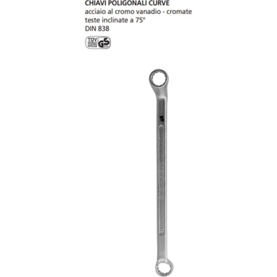 Oreca Ne - Chiave Poligonale Curva 6x7
