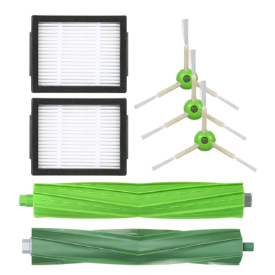 Asupermall - iRobot Roomba i7 i7 + / i7 Plus E5 E6 E7 Set di accessori per aspirapolvere in 7 pezzi (3 spazzole laterali + 2 filtri + 2 spazzole