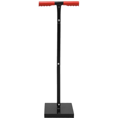 Ecd Germany - Costipatore calcestruzzo cemento per terreni piastra base 21 x 21 cm 12 kg nero