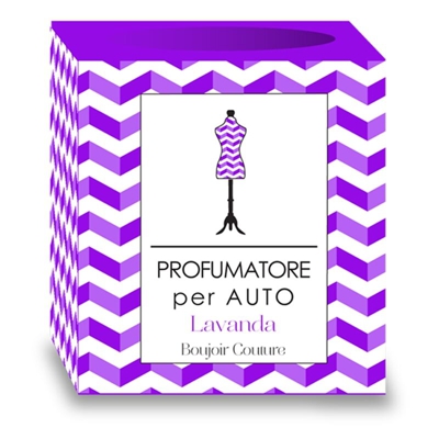 Boujoir Couture BC93 - Profumatore per Auto - Lavanda - AMBIENTE & PROFUMI