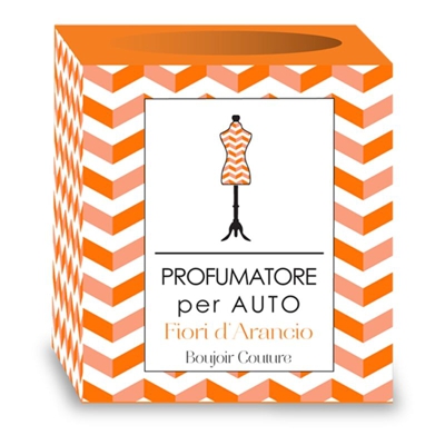 Boujoir Couture BC91 - Profumatore per Auto - Fiori D'Arancio - AMBIENTE & PROFUMI