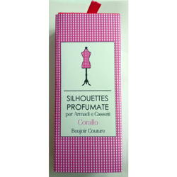 Boujoir Couture BC36 - 3 Silhouettes Profumate Armadi e Cassetti - Corallo - AMBIENTE & PROFUMI características