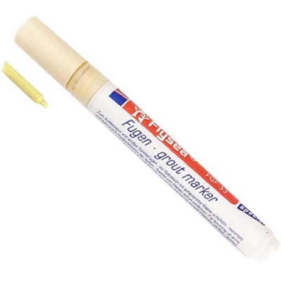 Beige FGF-53 Flysea tile beauty stitch pen and floor tile gap decontamination pen (with 1 sostituzione punta obliqua) - ASUPERMALL