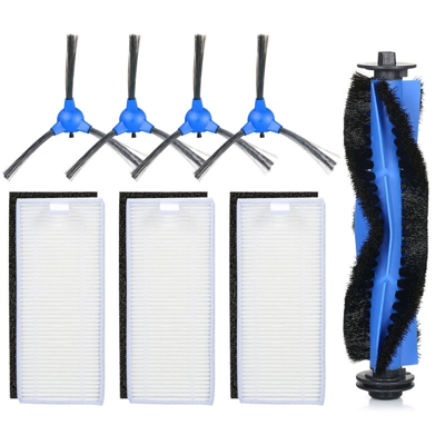 Asupermall - Accessori per aspirapolvere Eufy RoboVac 11S, RoboVac 30, RoboVac 30C, RoboVac 15C 8 pezzi (4 spazzole laterali + 3 filtri + 1 spazzola