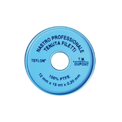 NASTRO TEFLON 'PROFESSIONALE' 3/4' x 15 mt. x 0,2 mm - GENERIC BRAND