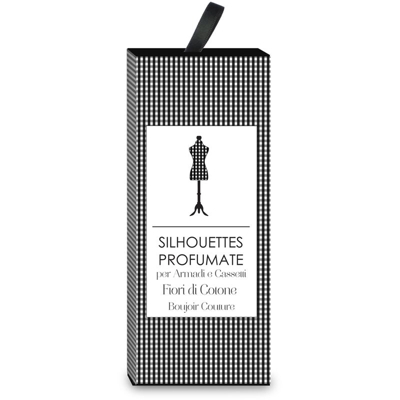 Boujoir Couture BC32 - 3 Silhouettes Profumate Armadi e Cassetti - Fiori Di Cotone - AMBIENTE & PROFUMI
