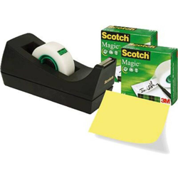 7100040323 Dispenser da tavolo per nastro adesivo Scotch® Magic™ 810 Opaco (L x L) 33 m x 19 mm 3 pz. - 3M características