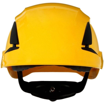 3M SecureFit X5502V-CE-4 Casco di protezione ventilato, con sensore UV Giallo EN 397