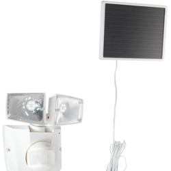 LAMPADA LED A ENERGIA SOLARE PER ESTERNI CON SENSORE DI MOVIMENTO 12 X3W - Globo en oferta