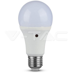 V-tac - Lampadina a LED E27 A60 9W 6000K° con Sensore crepuscolare in Termoplastica características