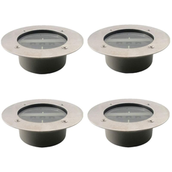 Faretto solare ad incasso carrabile quadrato 6 x - VIDAXL precio