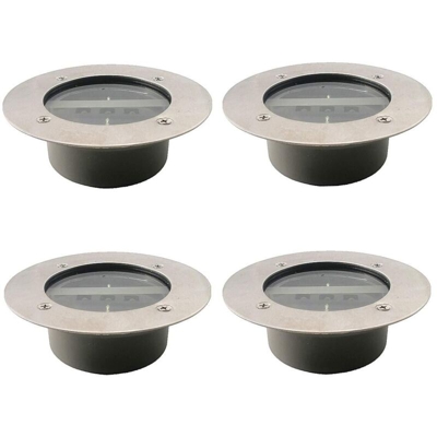 Faretto solare ad incasso carrabile quadrato 6 x - VIDAXL
