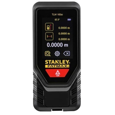 MISURATORE DI DISTANZE STANLEY FATMAX TLM165si BLUETOOTH DISPLAY TOUCH