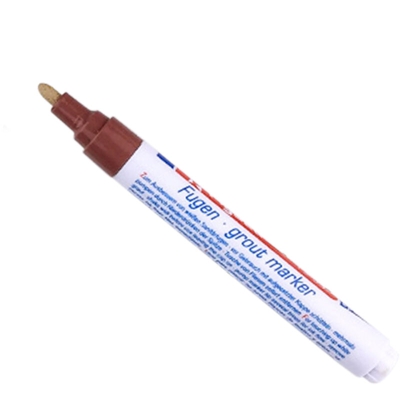 Brown FGF-53 Flysea tile beauty stitch pen and floor tile gap decontamination pen (with 1 sostituzione punta obliqua) - ASUPERMALL