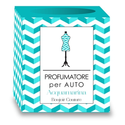 Boujoir Couture BC95 - Profumatore per Auto - Acquamarina - AMBIENTE & PROFUMI
