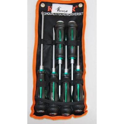 Cacciaviti Cacciavite Battente Acciaio Chrome Vanadium Manico In Gomma 7 Pz