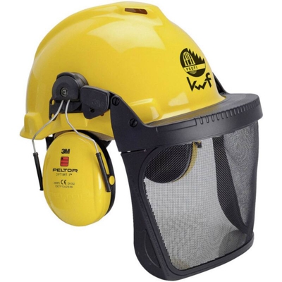 3M XA007707301 Elmetto forestale G22D Giallo 1 KIT