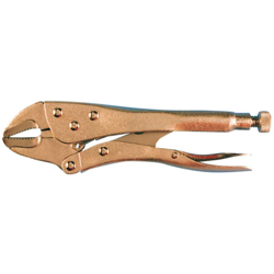 Pinza a ginocchiera in acciaio 25 cm pro series 6 pezzi - IDROWEB en oferta