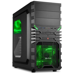 Case VG4-W Midi Tower ATX / micro-ATX / mini-ITX Colore verde (Finestra laterale) características