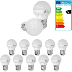 10 x Lampadina Faretto a LED E27 3W Bianco Freddo 220-240V 200 Lumen 6000K 200 Lumen Lampadine LED Decorative Lampada da Tavolo a Risparmio en oferta