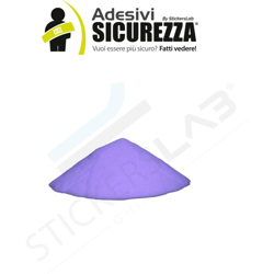 Pigmento additivo polvere luminescente fosforescente si illumina al buio (a base bianca) Colore - Viola, Peso - 50 Grammi - STICKERSLAB en oferta