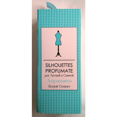 Boujoir Couture BC35 - 3 Silhouettes Profumate Armadi e Cassetti - Acquamarina - AMBIENTE & PROFUMI