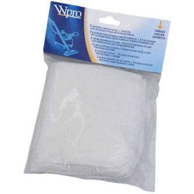 Wpro Csc239 - Kit 2 Panni Cotone + 3 Cuffiette Piccole Universali Pulitrici A Vapore