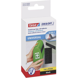 On & Off Velcro 20 Millimetri Nero Universale 1M X - Tesa características
