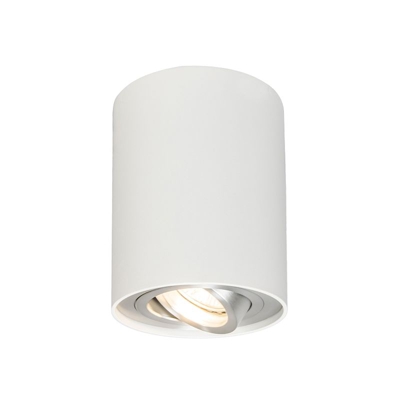QAZQA Faretto rondoo up - Design - Alluminio - Bianco - Cilindro Max. 1 x Watt