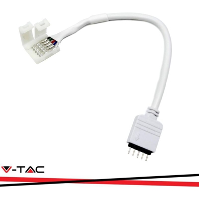 Connettore per Controller e Strip LED V-TAC SMD5050 Multicolore RGB+W con Clip a 5 Pin
