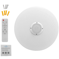 Plafoniera LED Bluetooth 220V 120W Altoparlante musicale 256 RGB - AUGIENB características