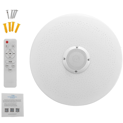 Plafoniera LED Bluetooth 220V 120W Altoparlante musicale 256 RGB - AUGIENB